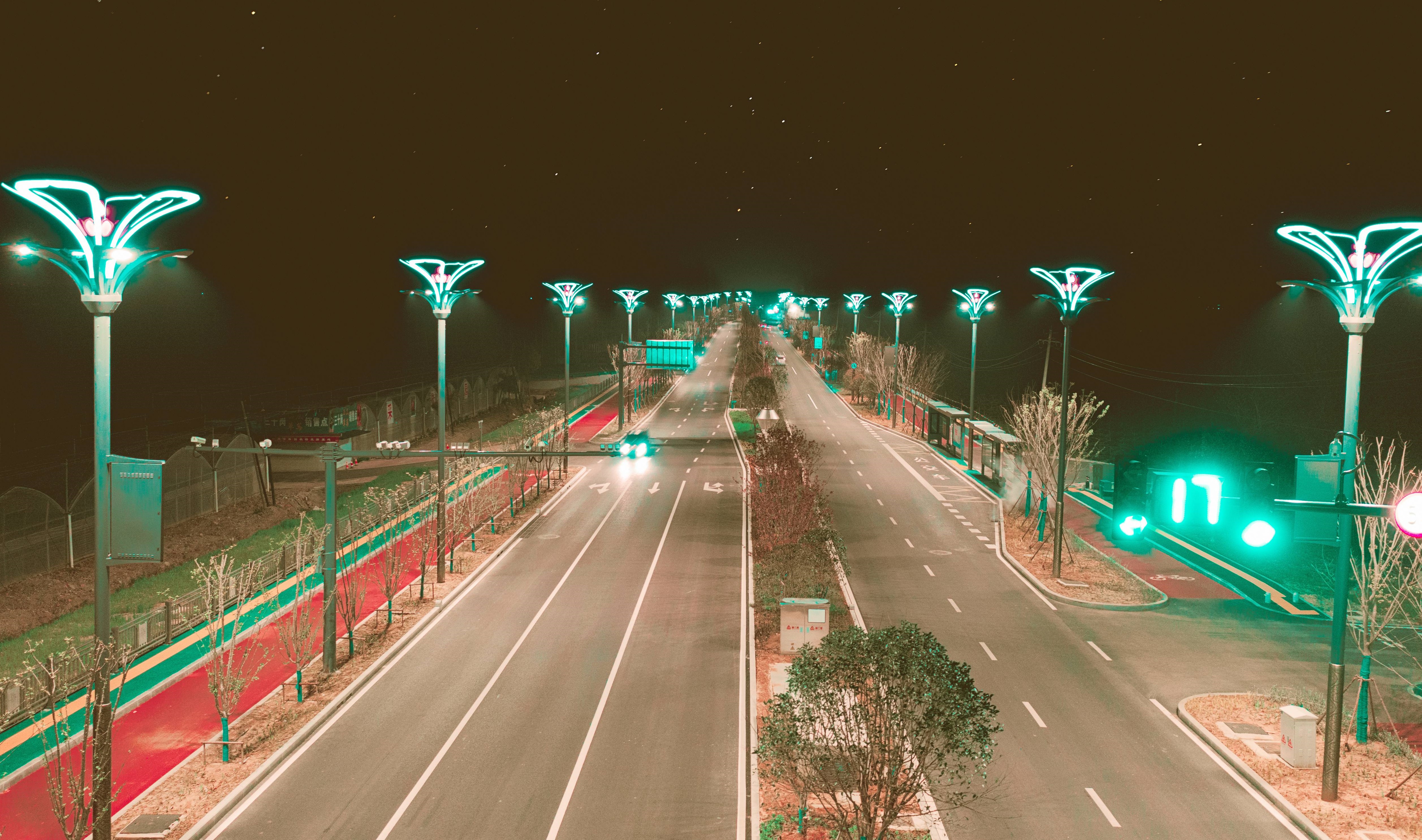 合肥三國(guó)城路智慧景觀路燈